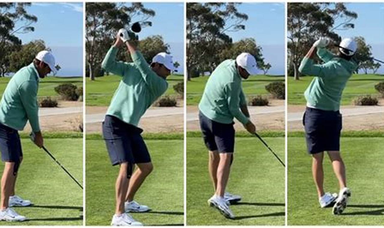 Scottie Scheffler Swing Sequence