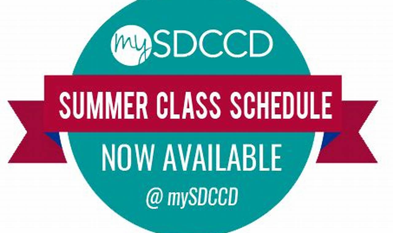 Sdccd Summer 2025 Schedule