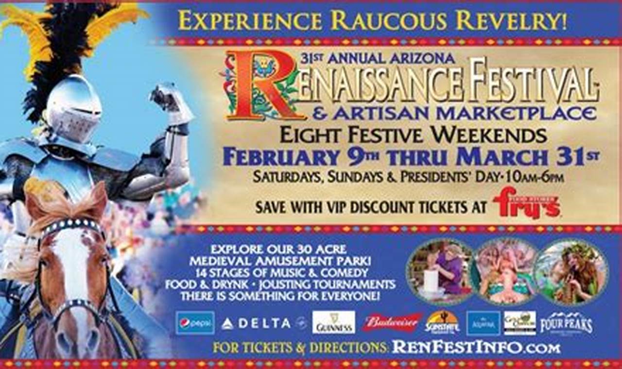 Season Passes - Arizona Renaissance Festival 2024, February 10