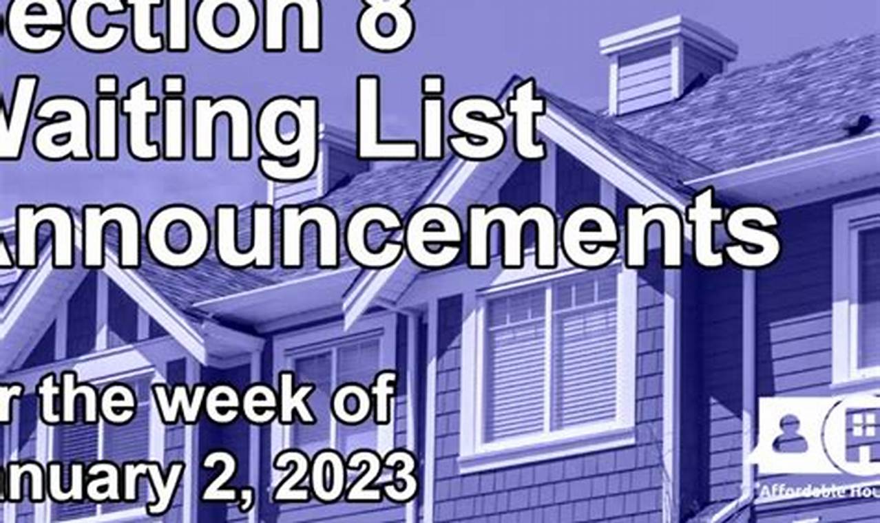 Section 8 Housing Pa Waiting List 2024