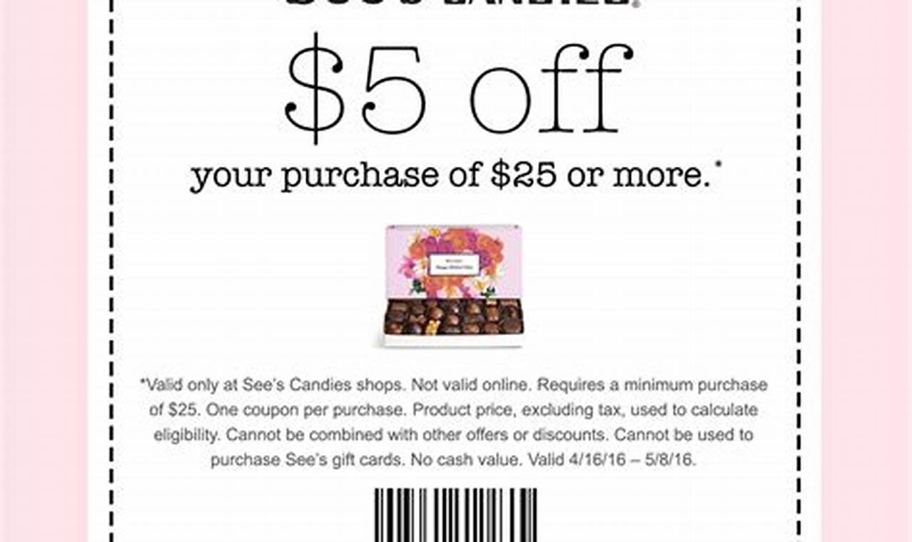 See's Candy Promo Code 2024