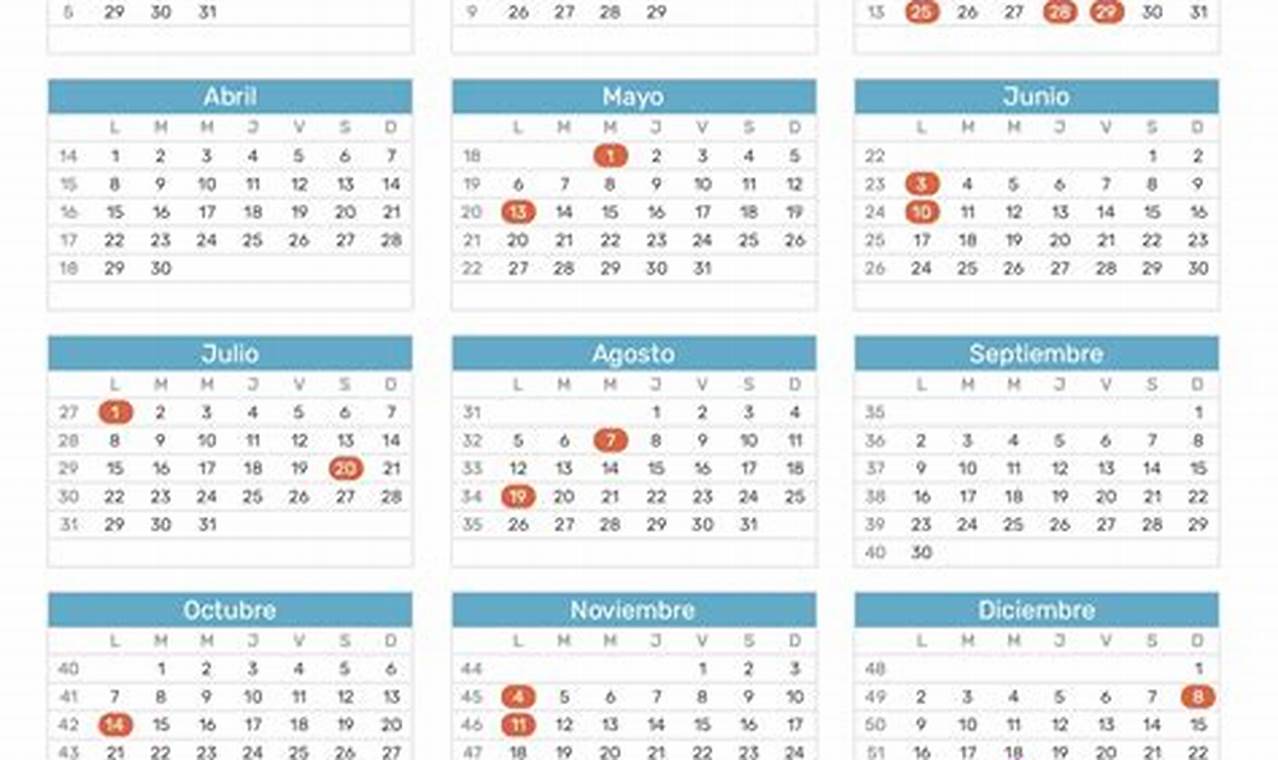 Semana Santa 2024 Feriados Schedule