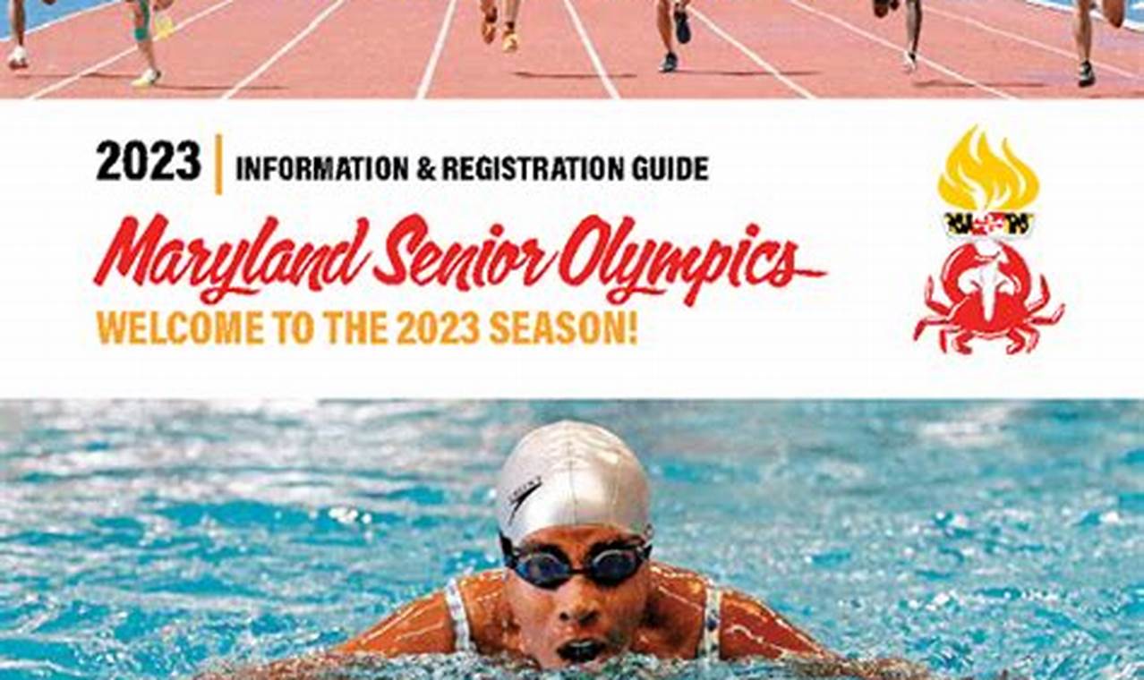 Senior Olympics 2024 Schedule