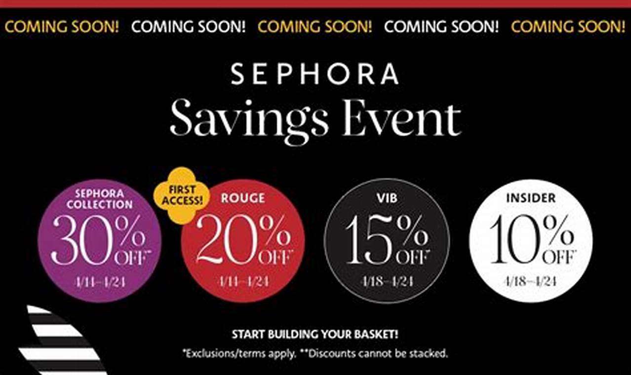 Sephora Annual Sale 2024