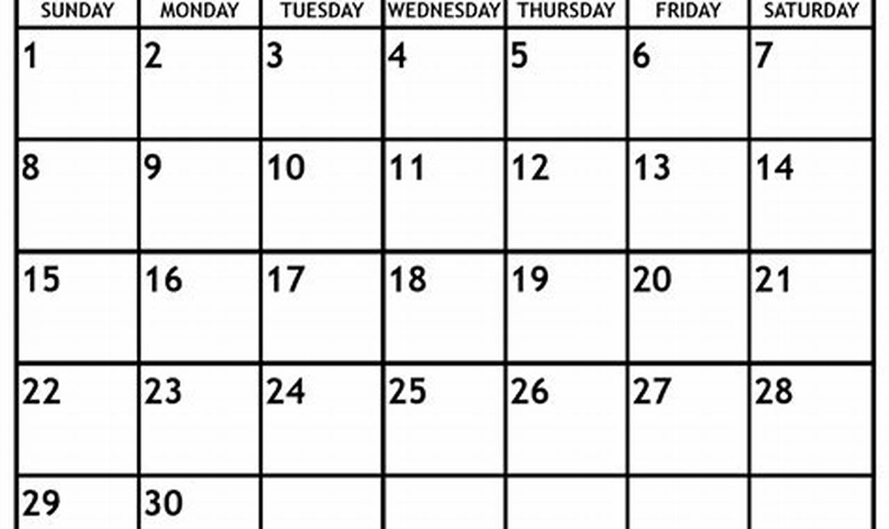 September Desk Calendar 2024