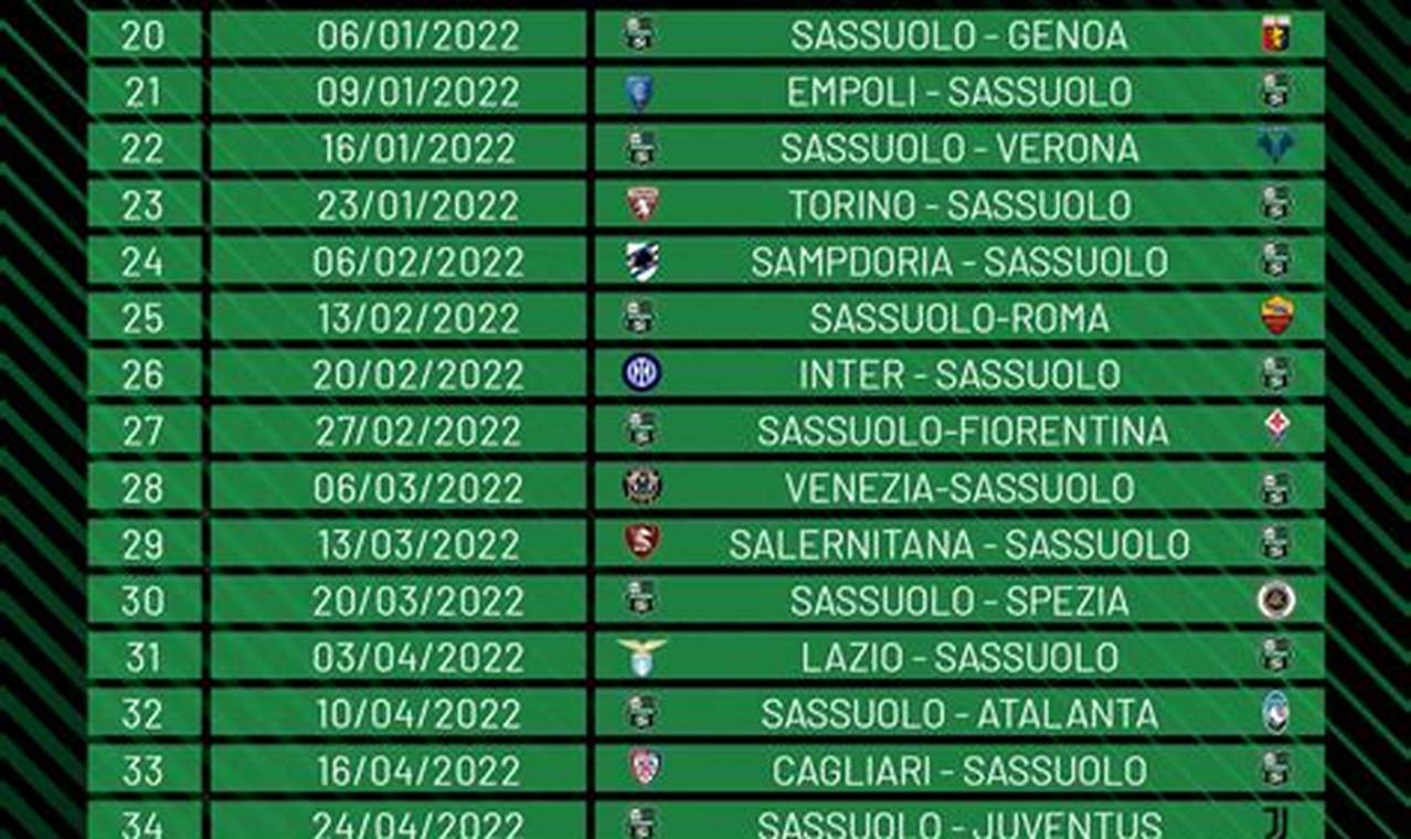 Serie A Calendario 2024/24