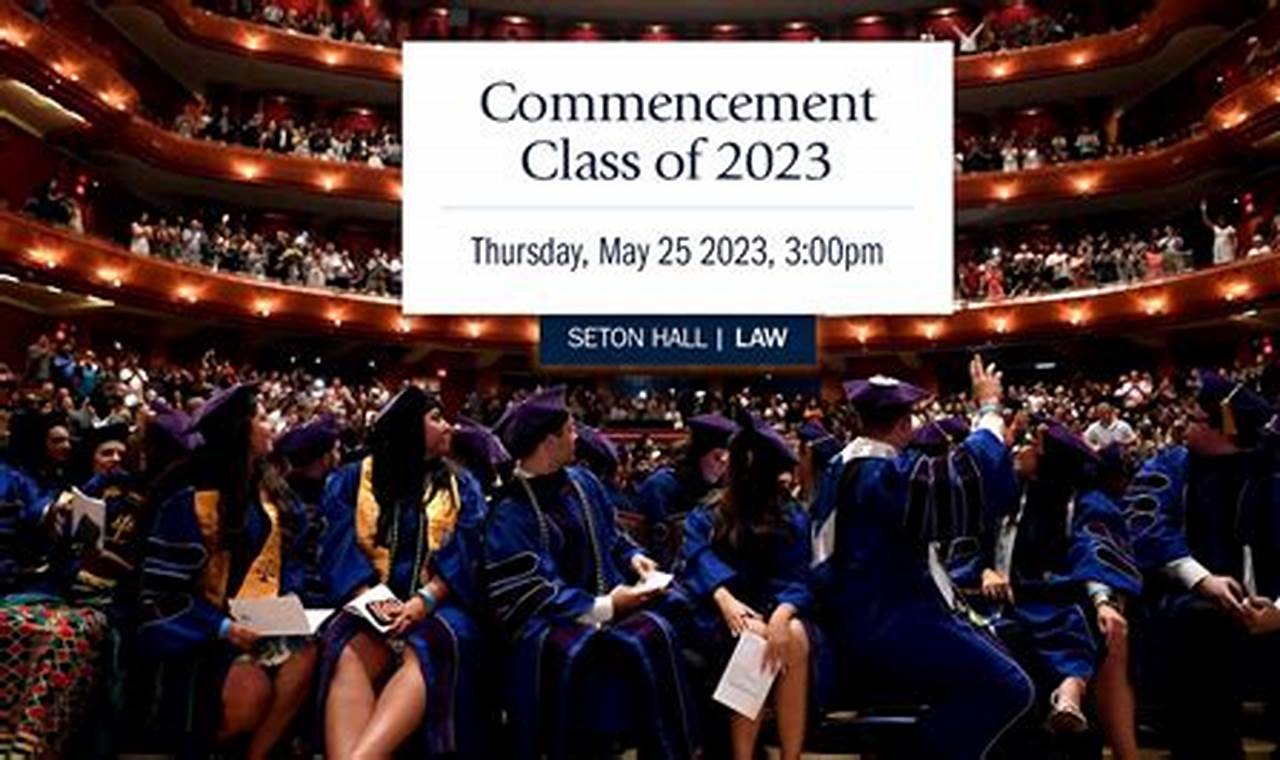 Seton Hall Law Graduation 2024