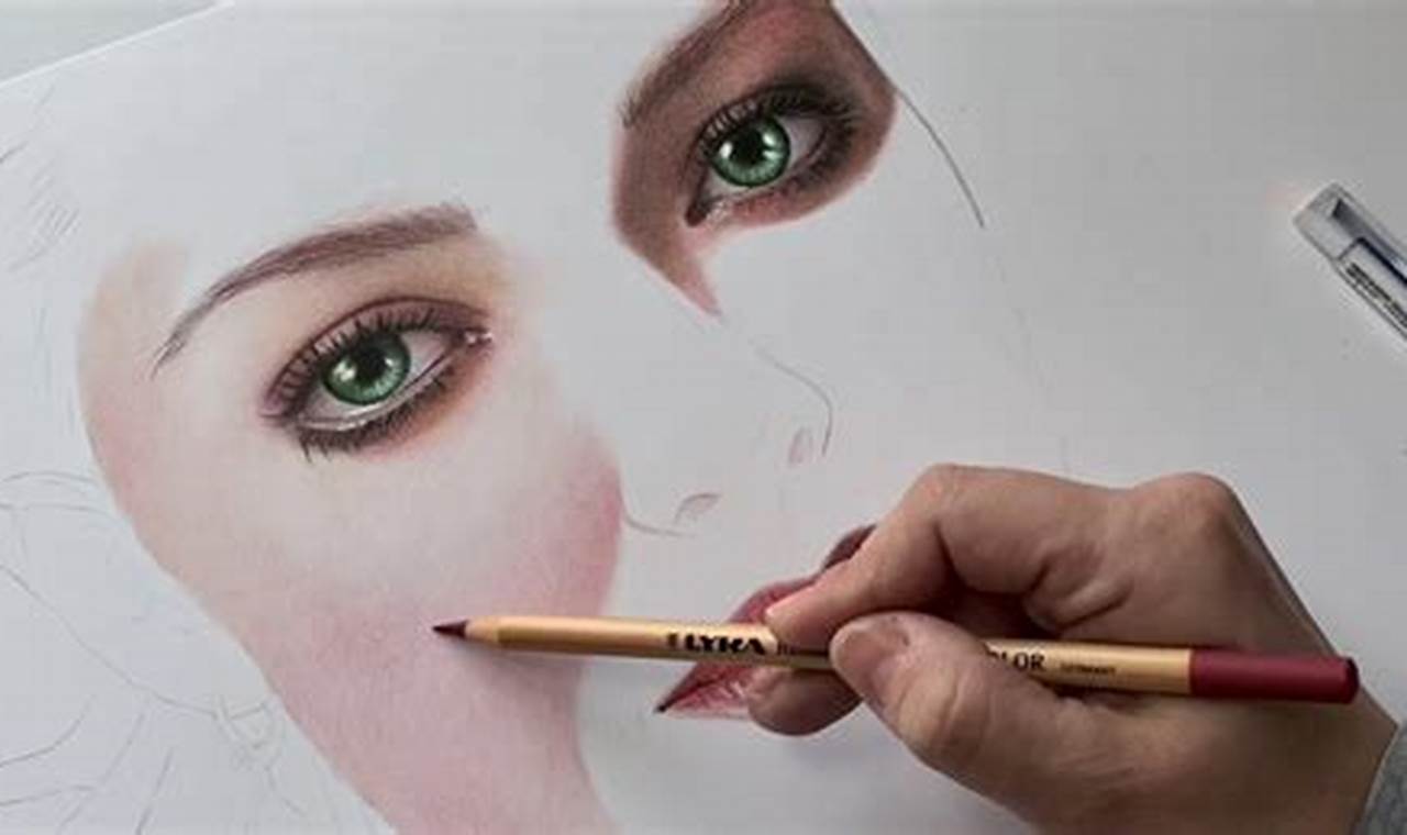 Shading Skin with Colored Pencil