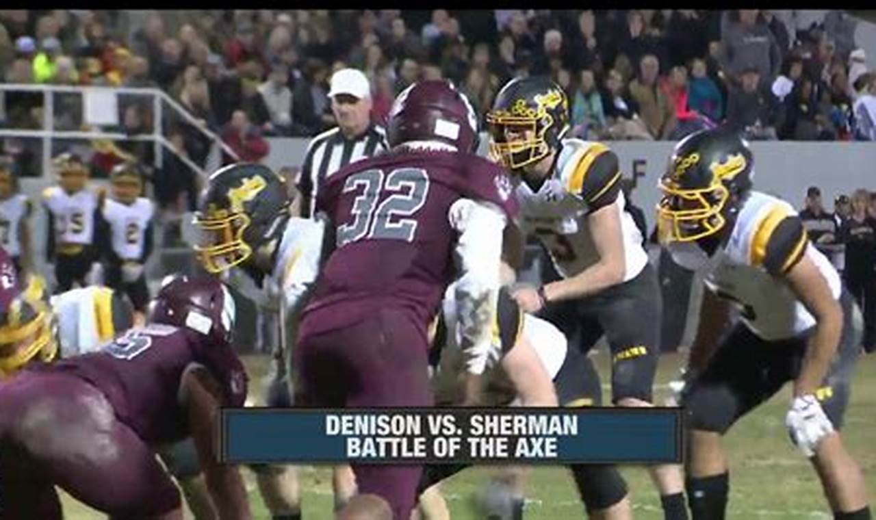 Sherman Vs Denison 2024 Score