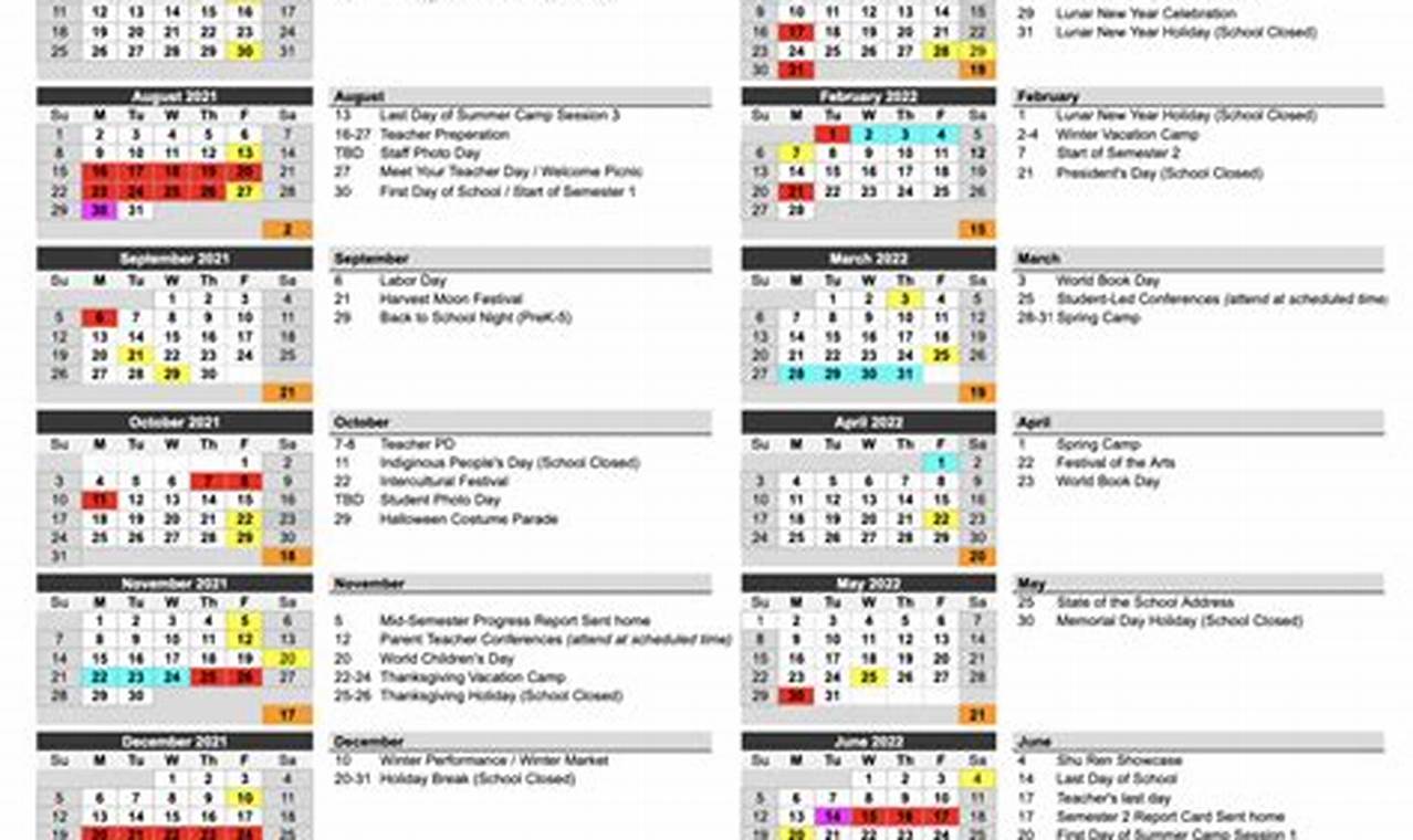 Shu Academic Calendar 2024/24