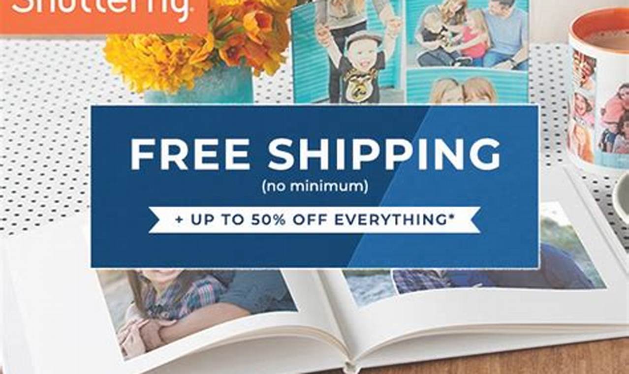 Shutterfly Promo Codes 2024 Free Shipping Point