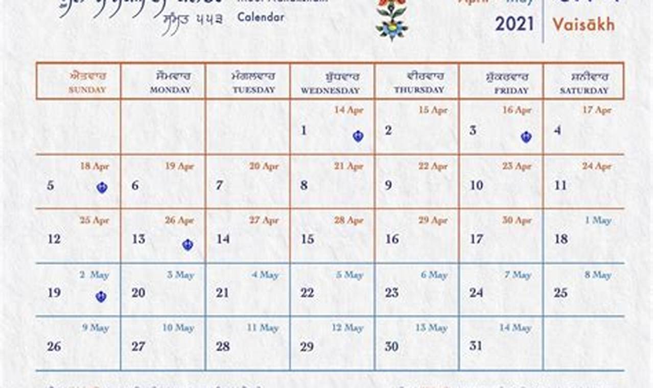 Sikh Festivals 2024