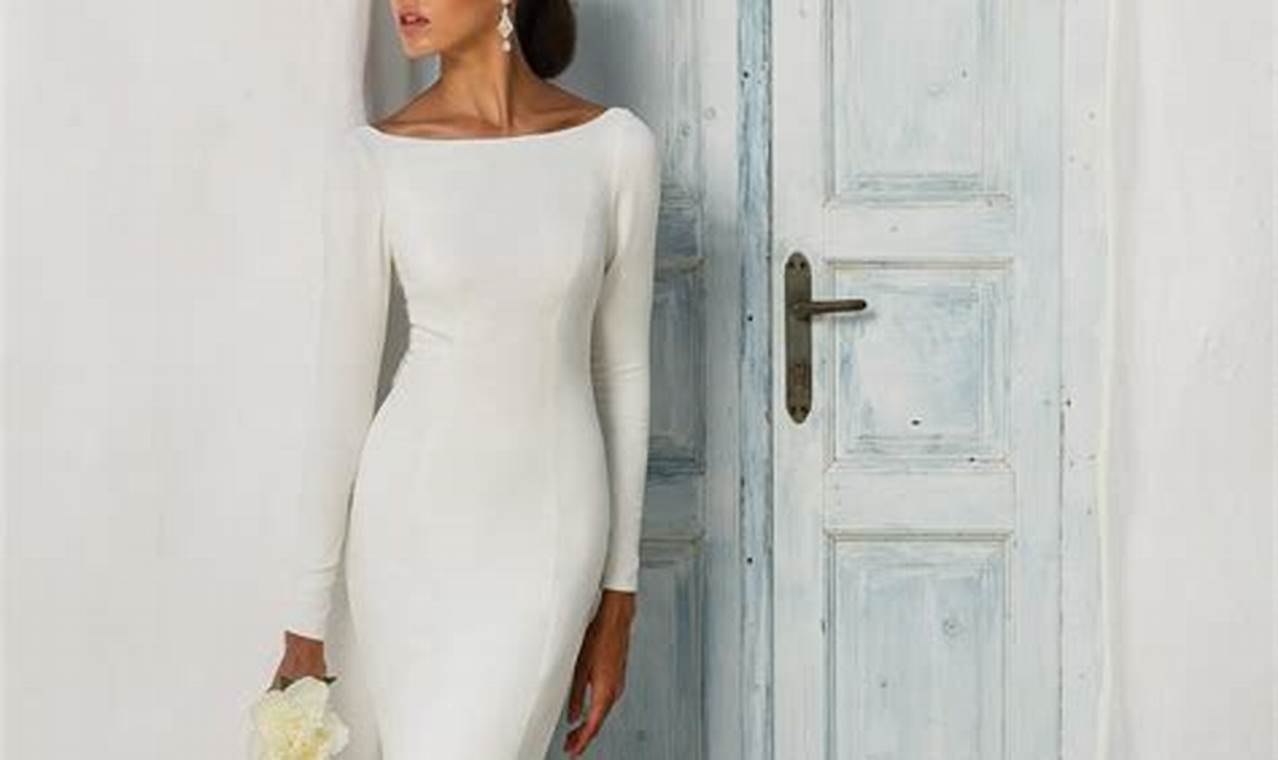 Unveiling the Allure: Discover the Timeless Beauty of Simple White Long Sleeve Wedding Dresses