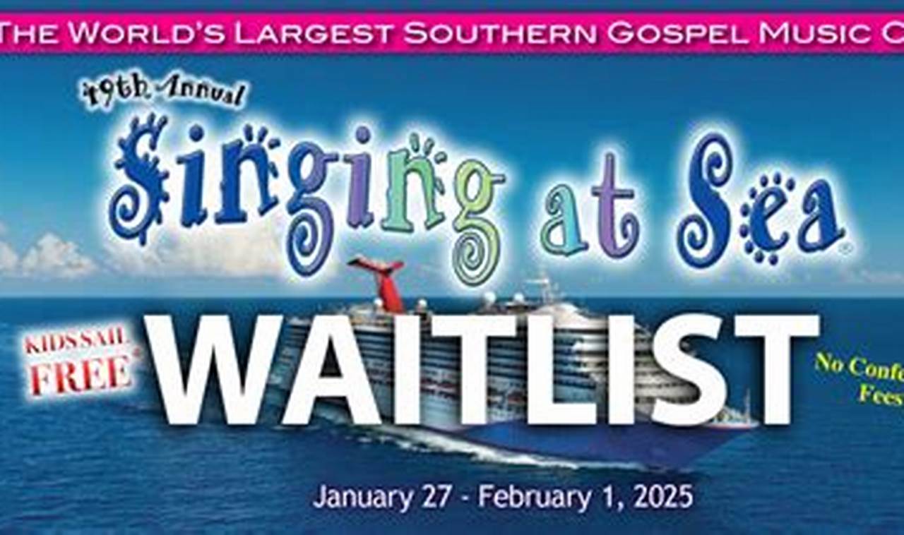 Singing At Sea Gospel Cruise 2024