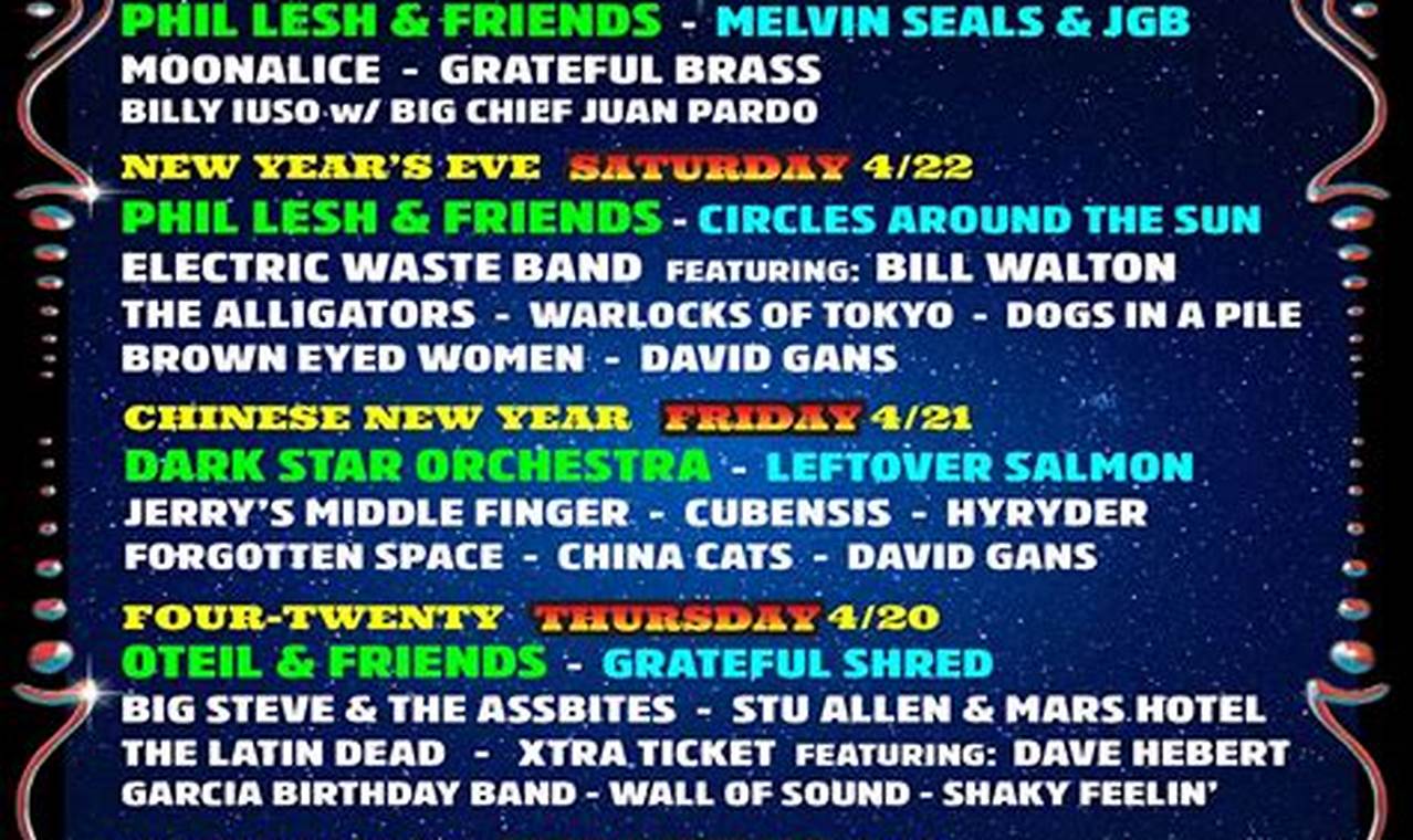 Skull And Roses Festival 2024 Schedule