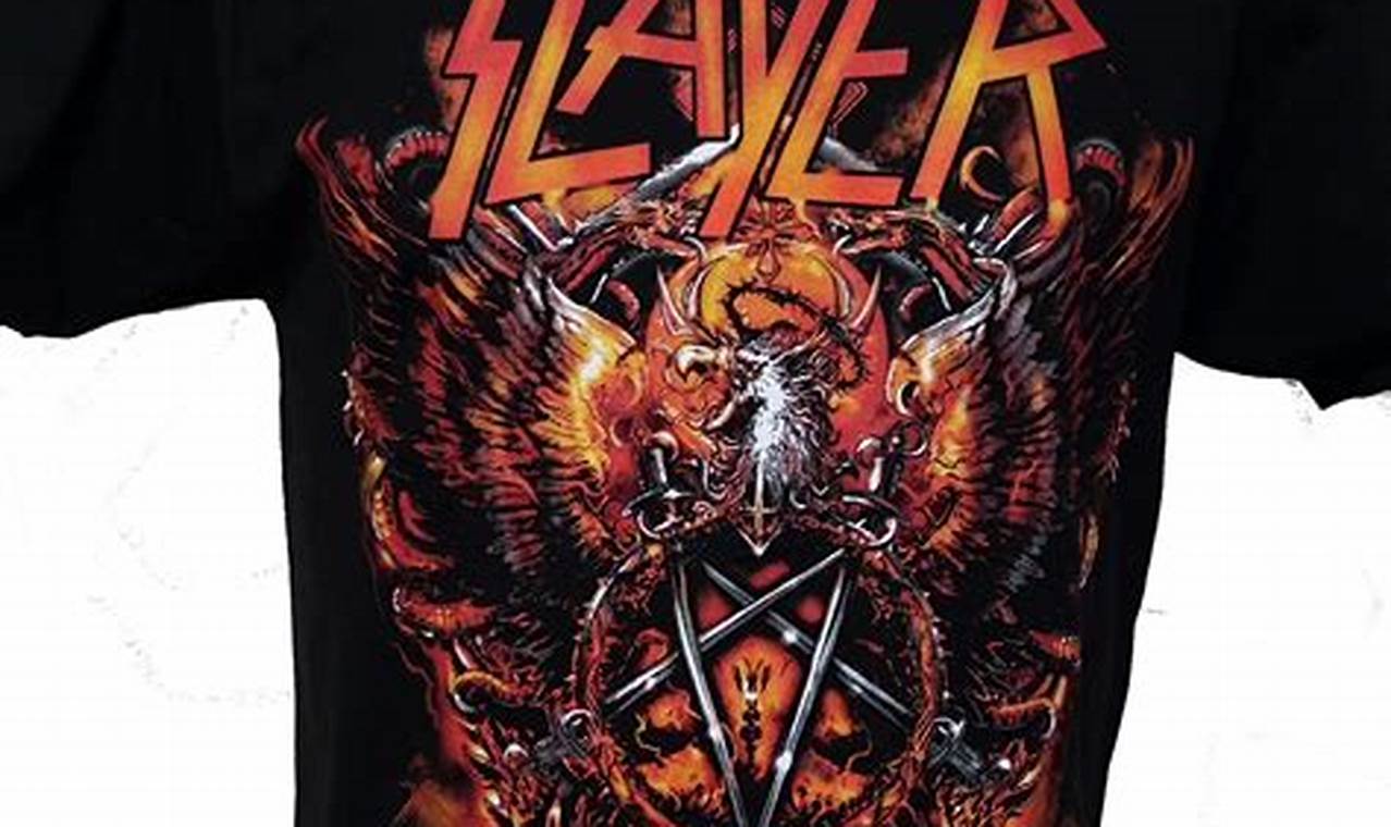 Slayer 2024 Tour Shirt For Sale