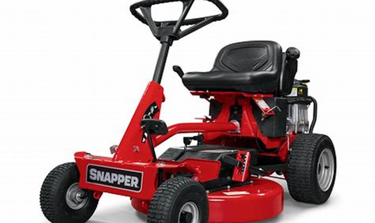 Unlock Lawn Care Mastery: Discover the Secrets of Snapper Riding Mowers