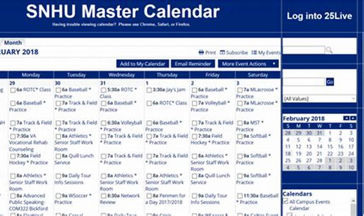 Snhu Online Class Schedule 2024