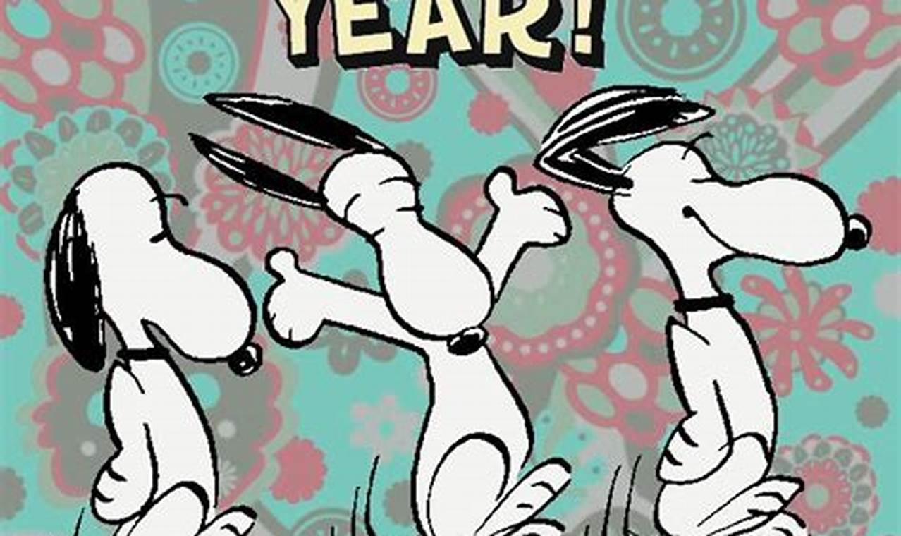 Snoopy Happy New Year 2024