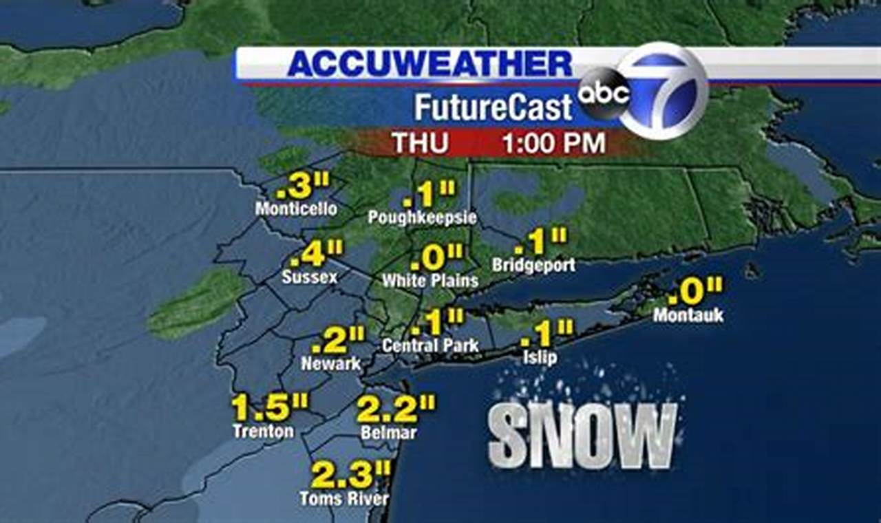 Snow Storm Weather Forecast Nyc Hourly Accuweather