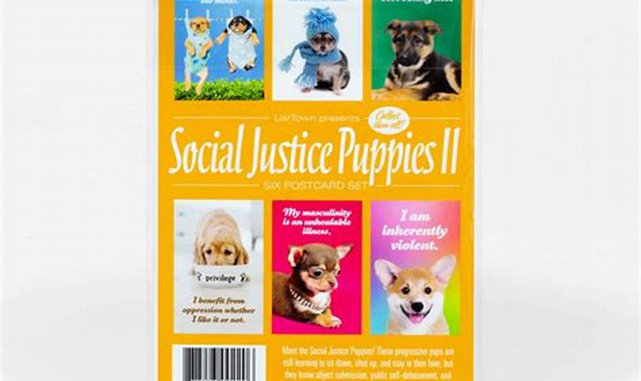 Social Justice Puppies Calendar
