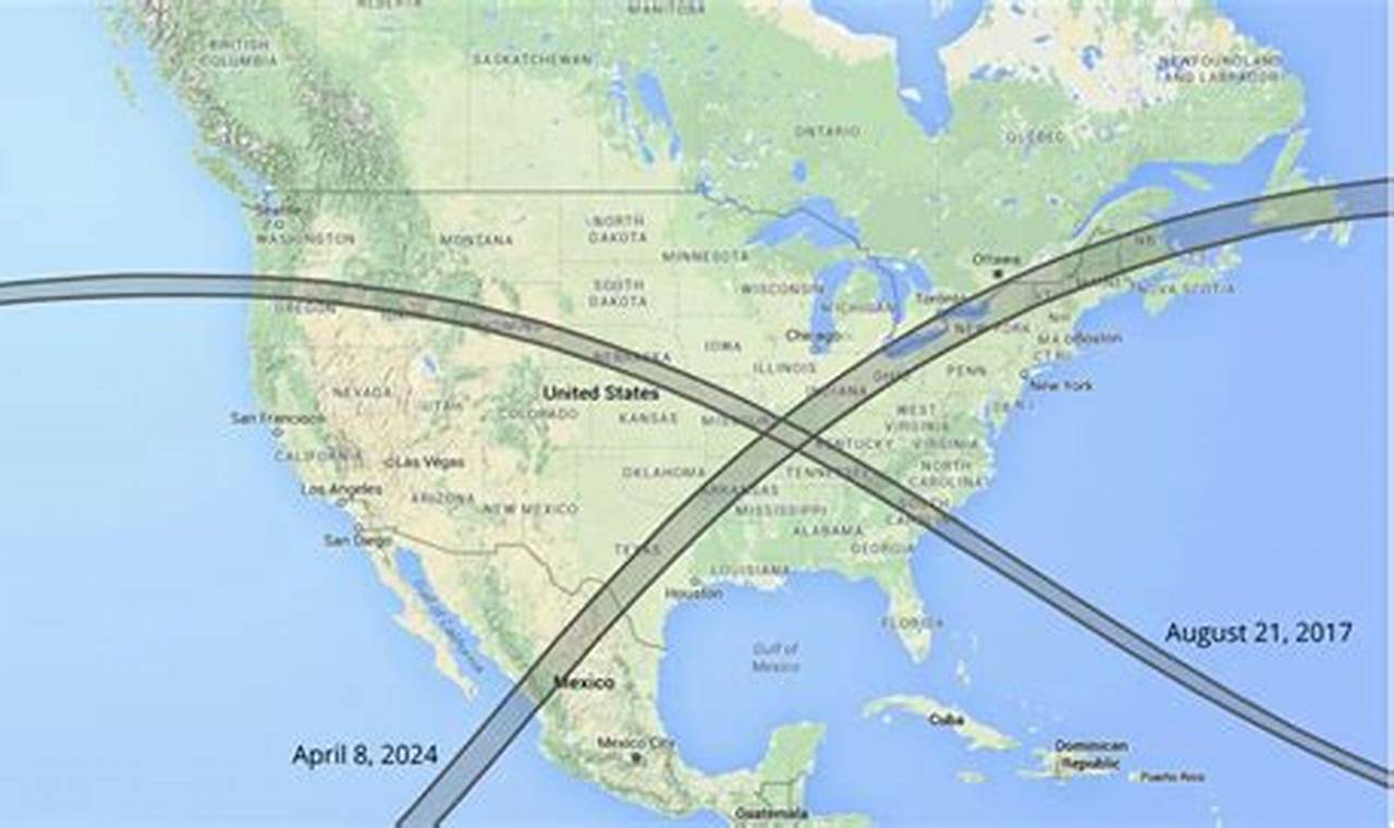 Solar Eclipse 2024 Usa Path Map