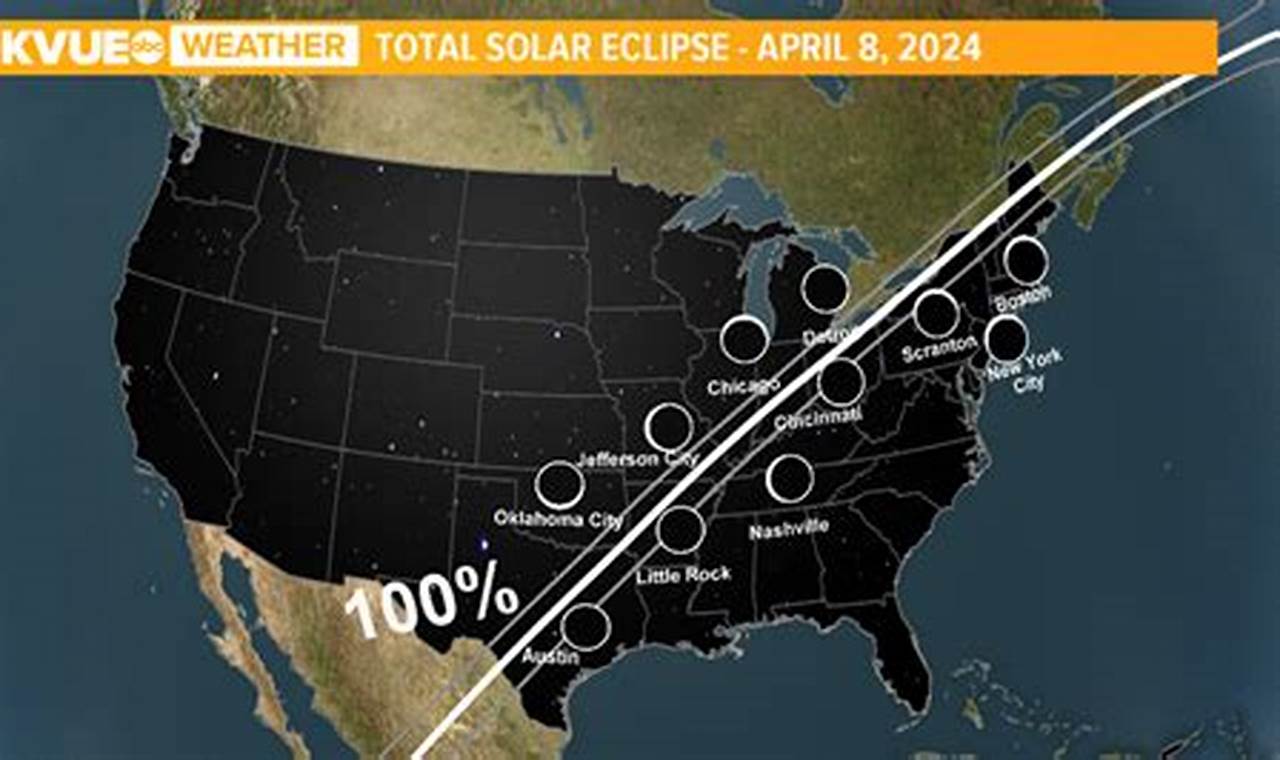 Solar Eclipse Map 2024 Best Viewing Locations