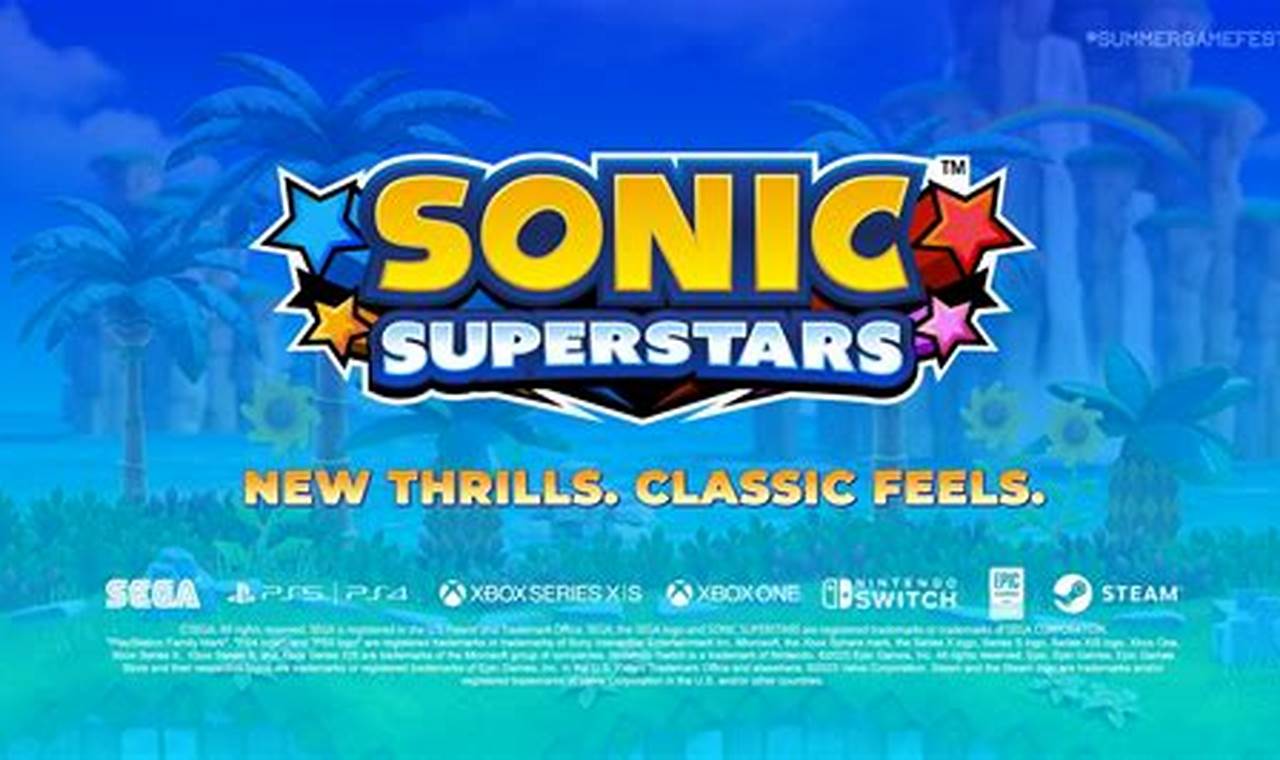 Sonic Superstars 2024 Release Date