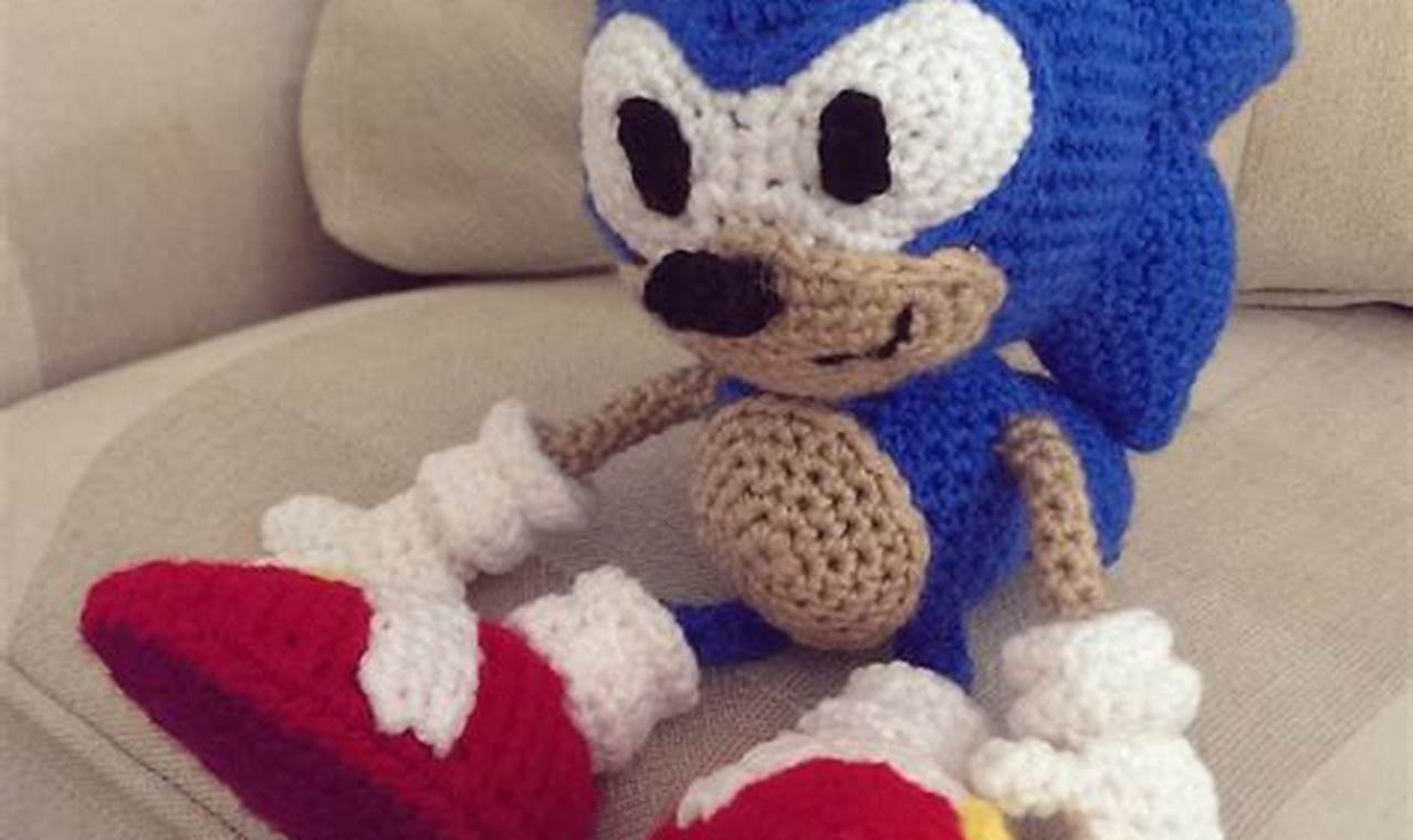 Sonic the Hedgehog Crochet Pattern