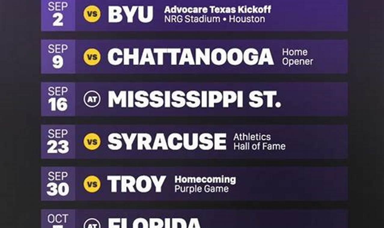 Southern Football Schedule 2024