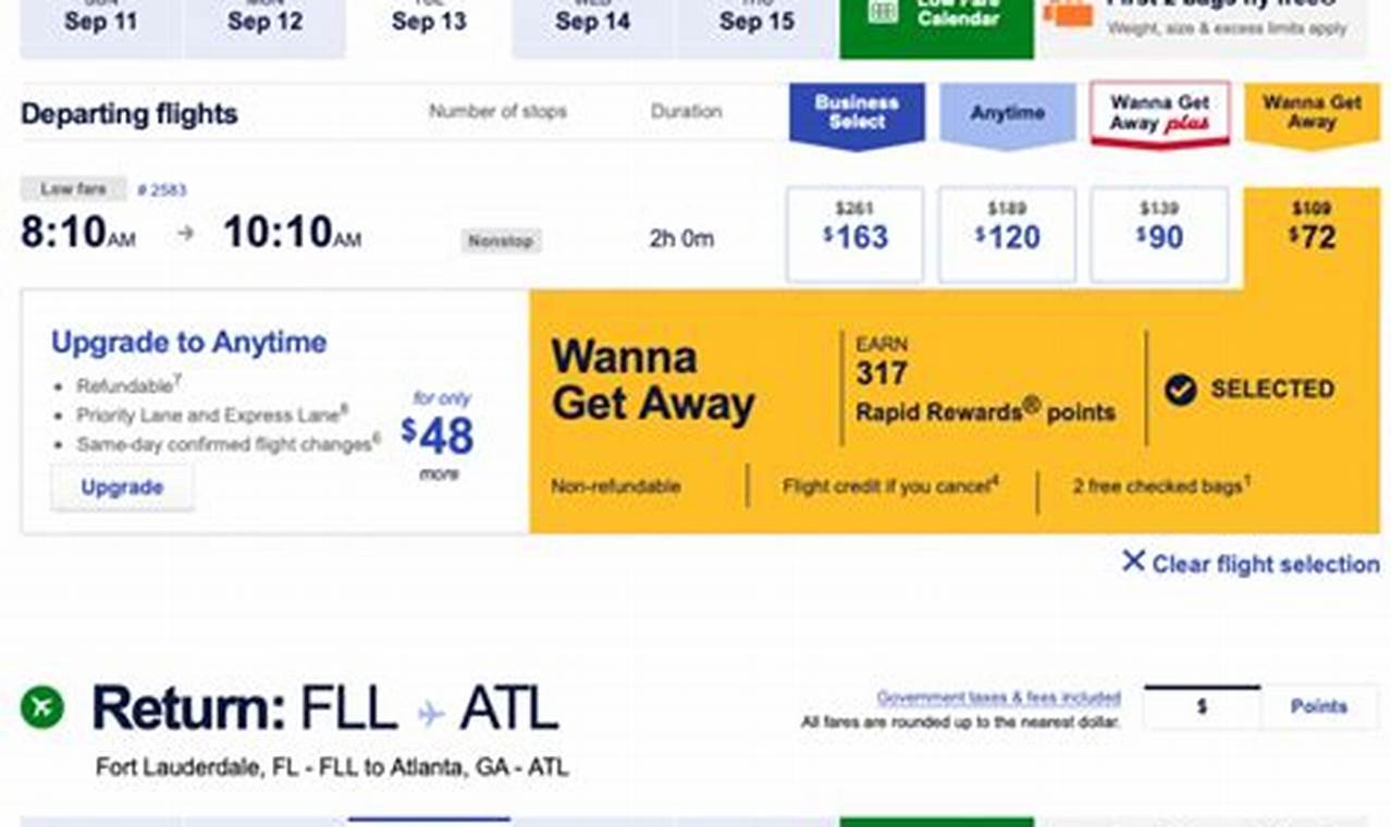 Southwest Airlines Coupons 2024