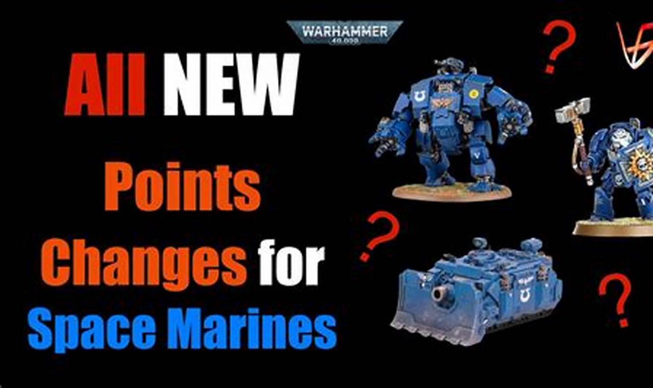 Space Marine Points Changes 2024