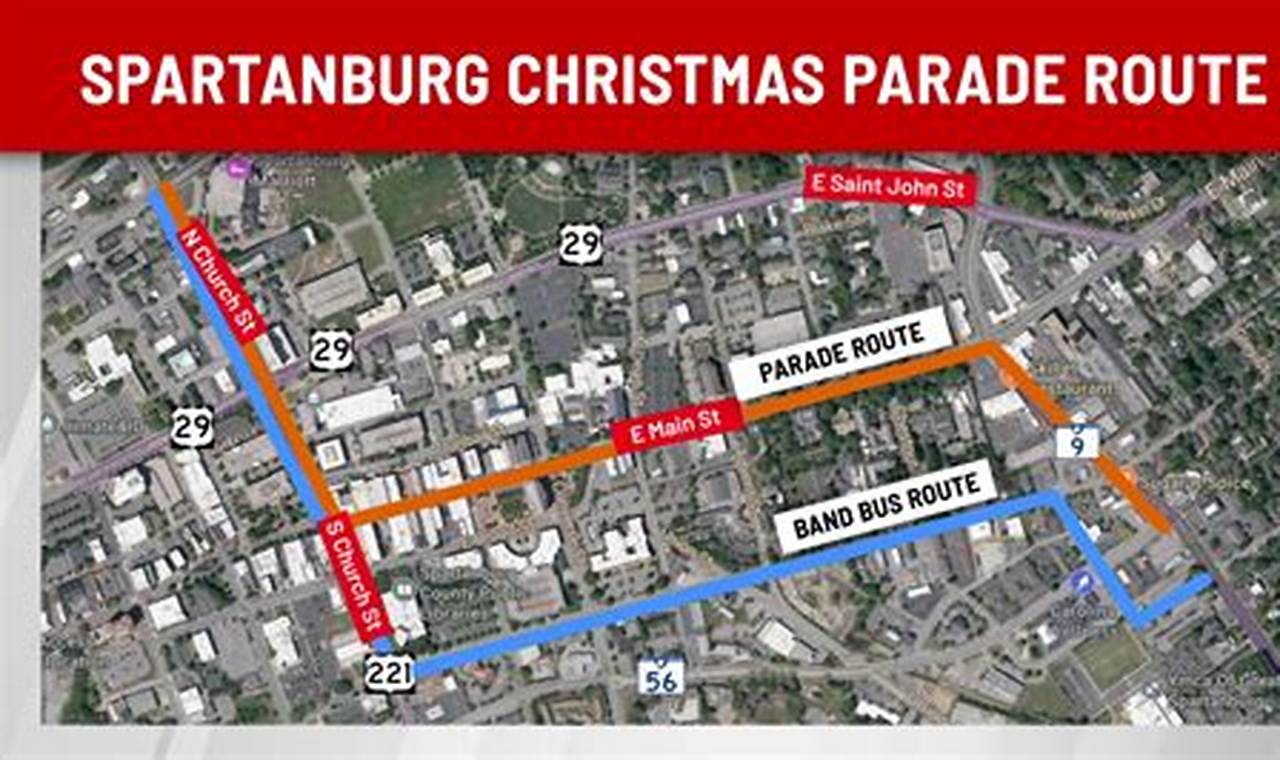 Spartanburg Christmas Parade Route 2024
