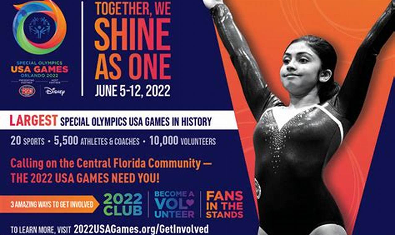 Special Olympics Usa Games 2024 In Orlando Fl Usa Schedule