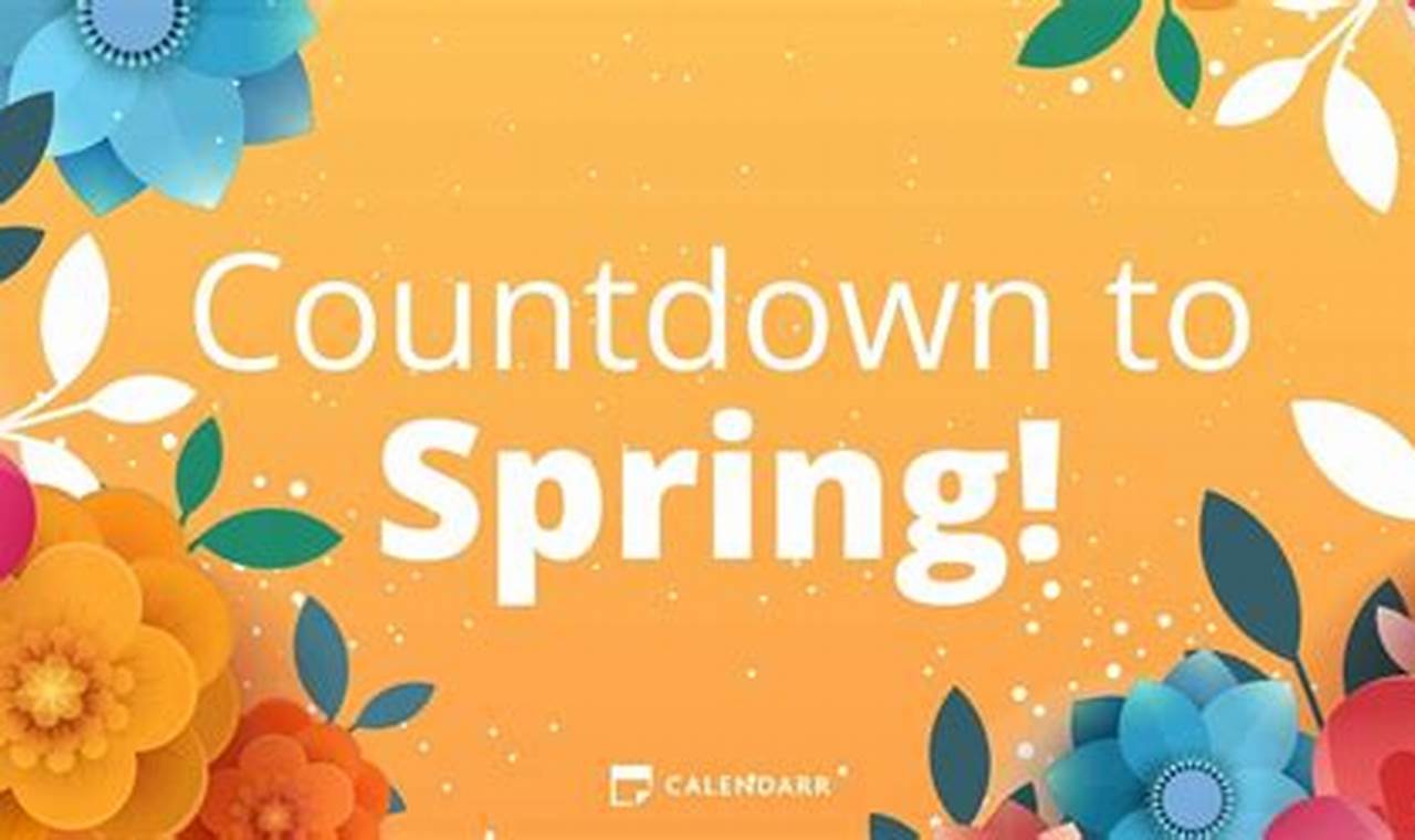Spring 2024 Countdown Calendar
