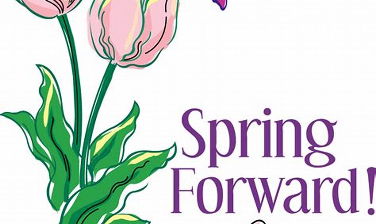 Spring Forward 2024 Clip Art