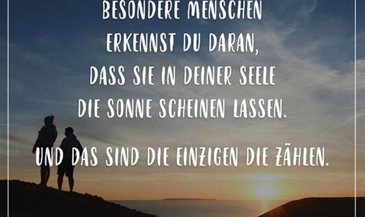 Spruch Besonderer Mensch