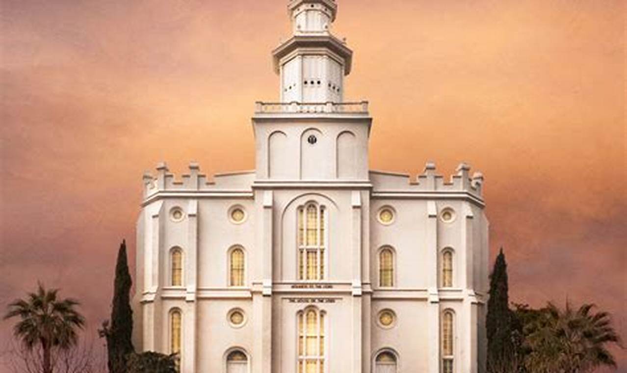 St George Temple Open House Tickets 2024