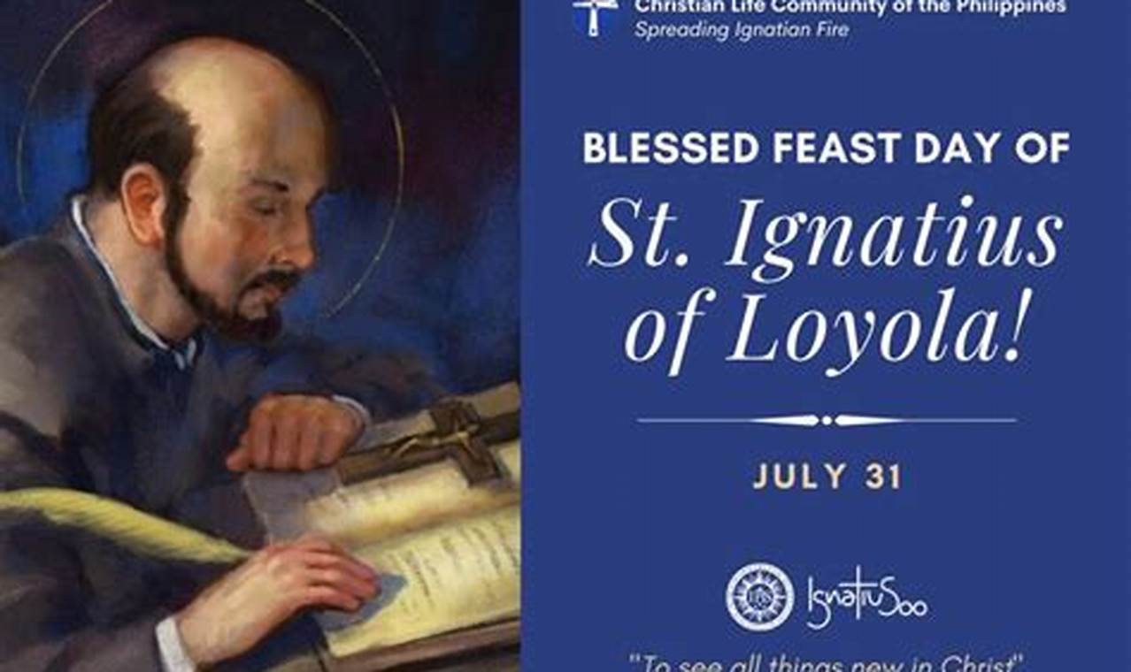 St Ignatius Feast Day 2024