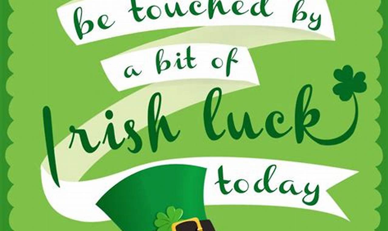 St Patrick&#39;S Day Sayings For Cards