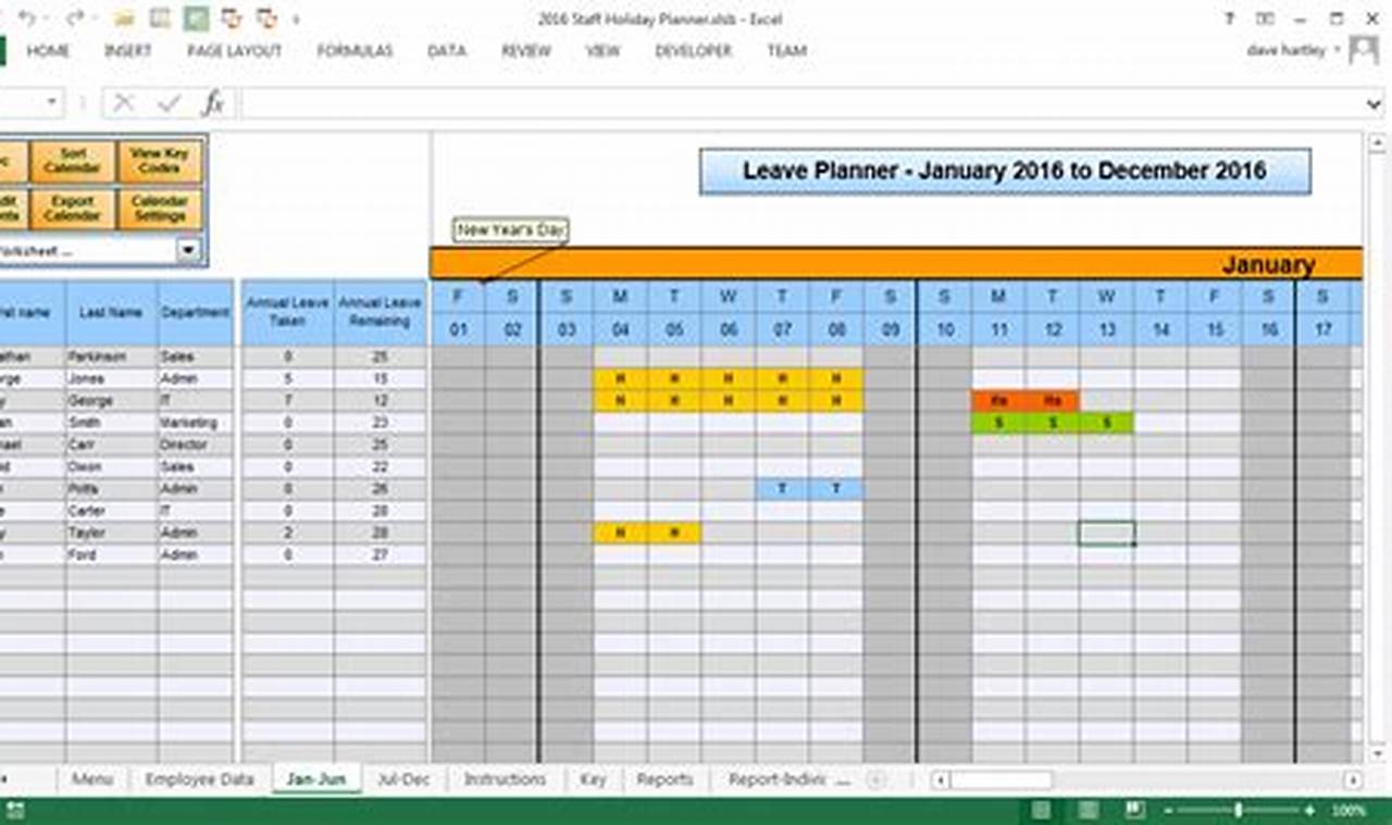 Staff Holiday Calendar 2024 Excel Free