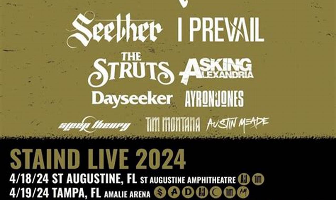 Staind Presale Code 2024 Reddit