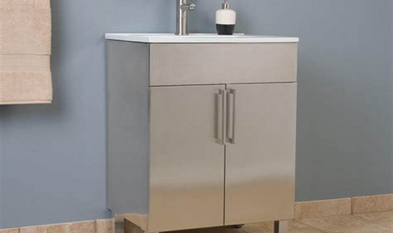 Stainless Steel Bathroom Vanity