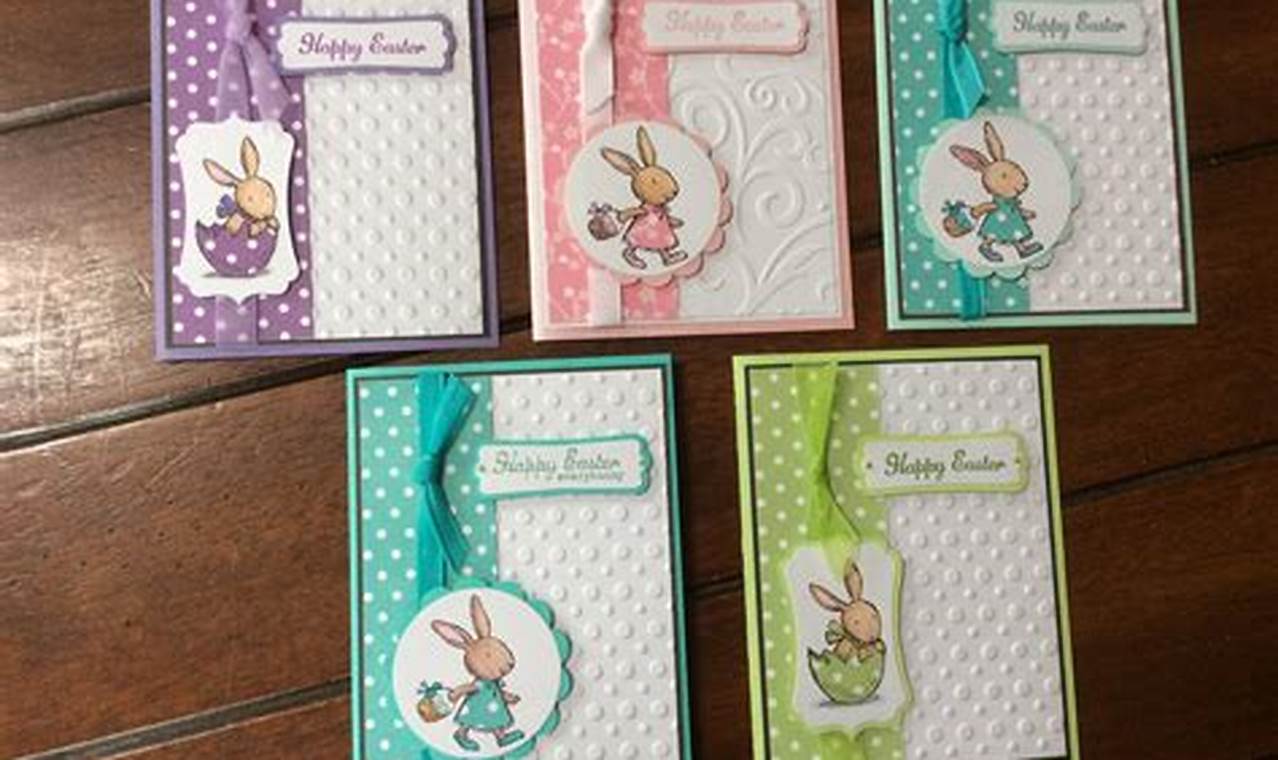 Stampin Up Easter Cards 2024