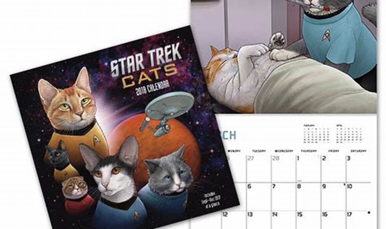 Star Trek Cats Calendar