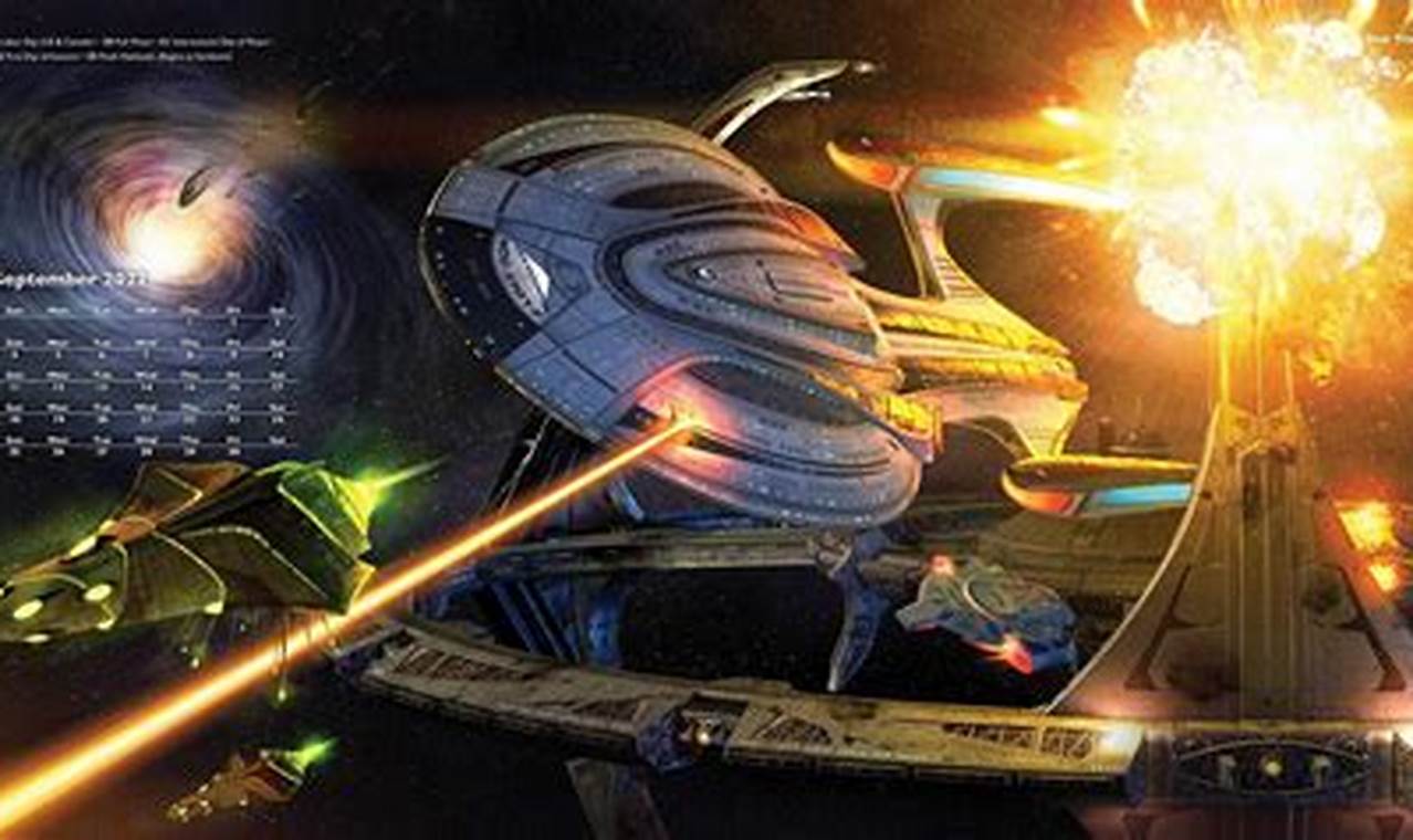 Star Trek Ships Of The Line 2024 Calendar Uk