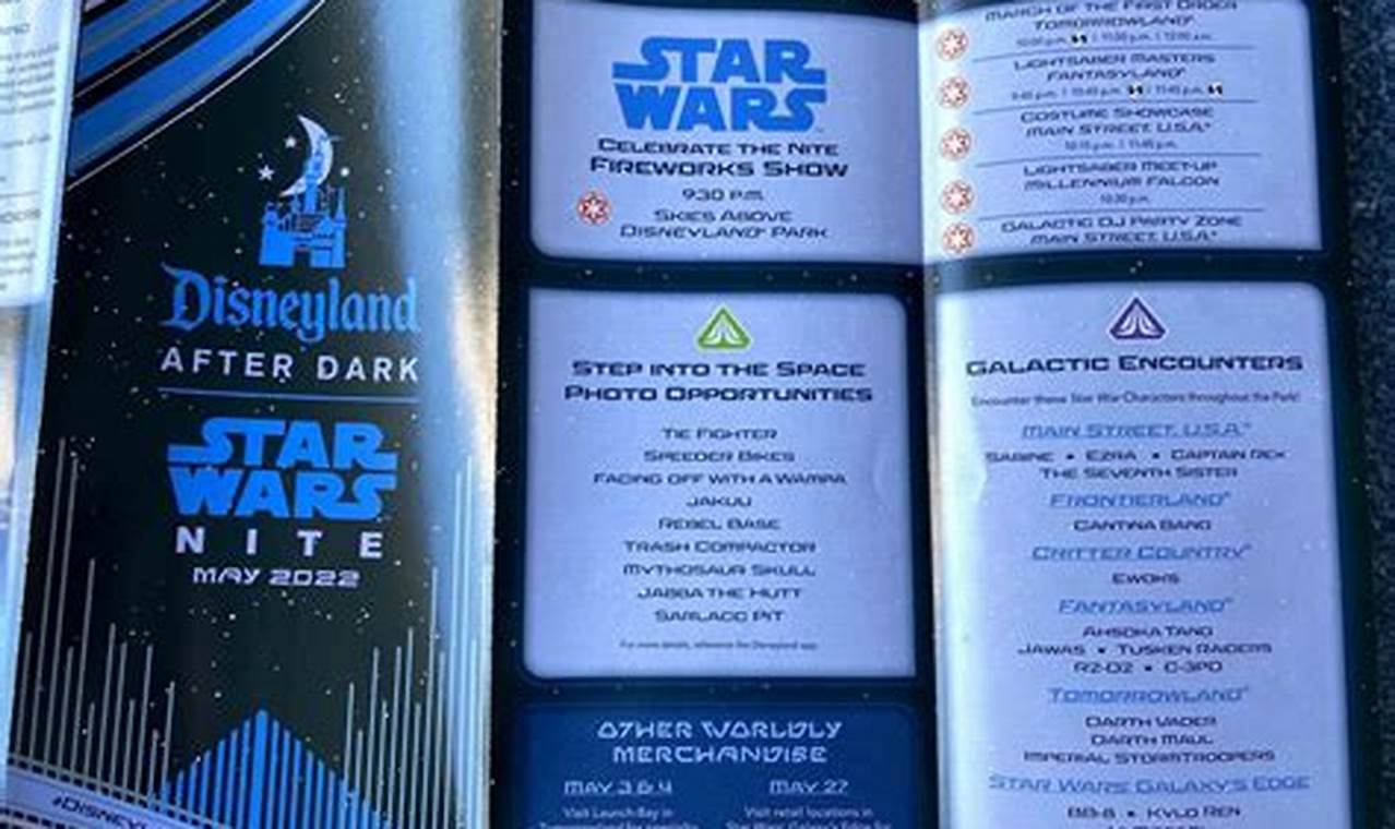 Star Wars Night Disneyland 2024 Tickets