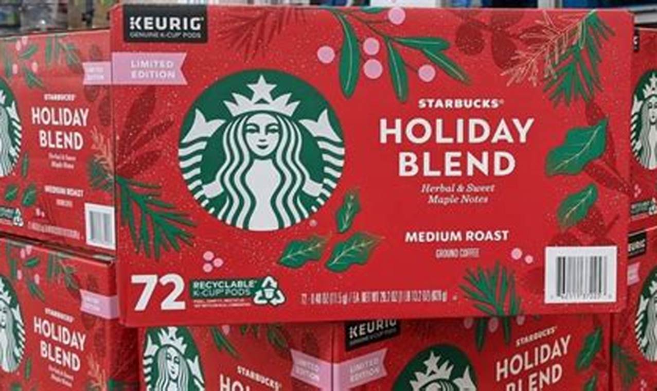 Starbucks Christmas Blend 2024 K Cupshe