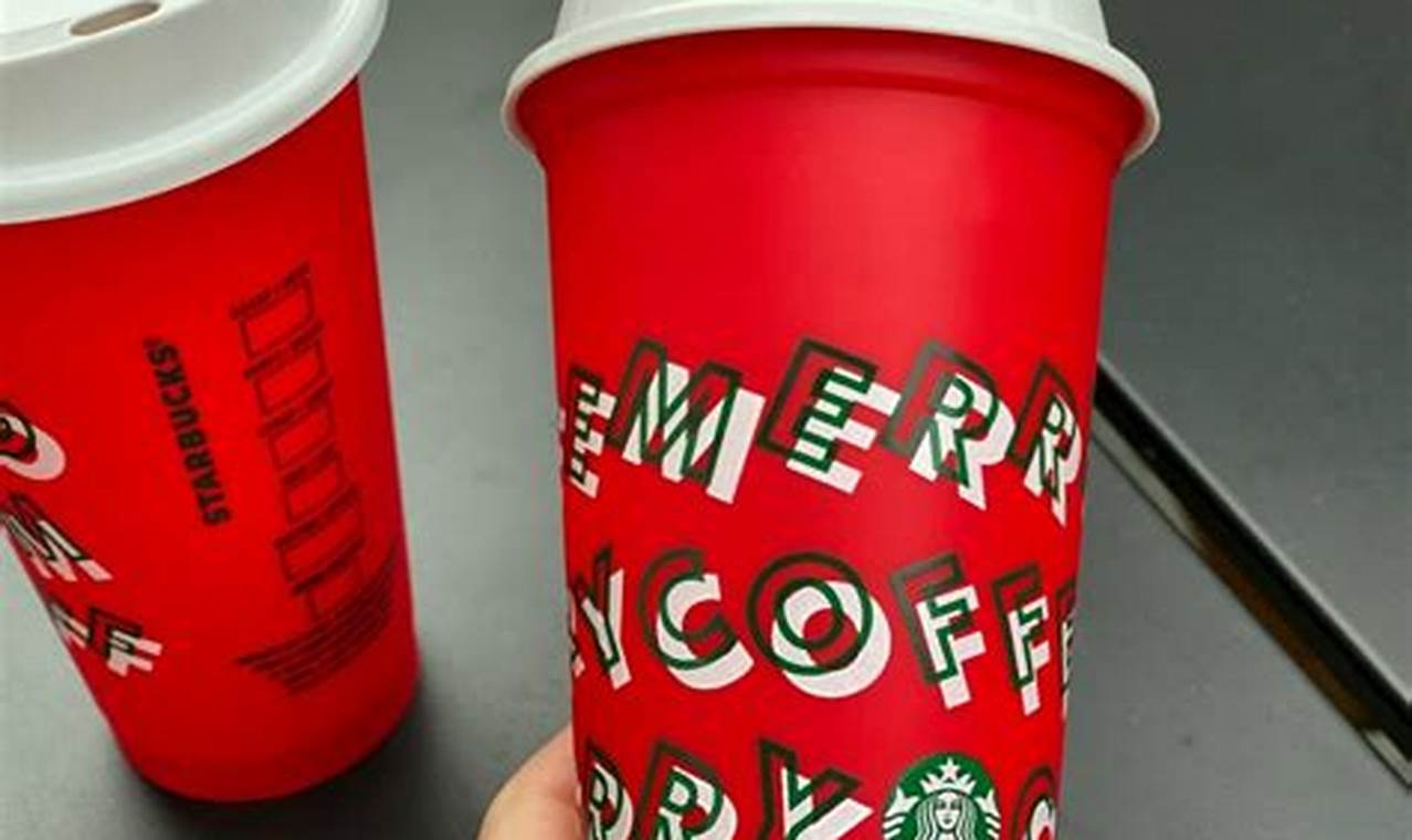 Starbucks Holiday Cups Reusable 2024