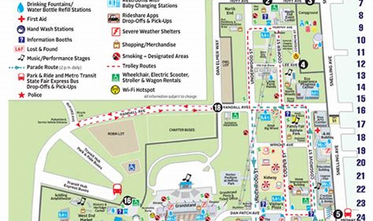 State Fair 2024 Map